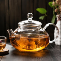 La Théière Signature — Théière en Verre avec Infuseur en Verre