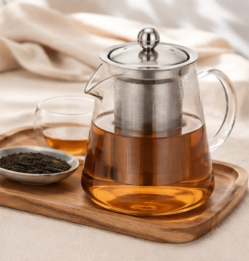 L'Essentielle — Théière en Verre avec Infuseur Inox