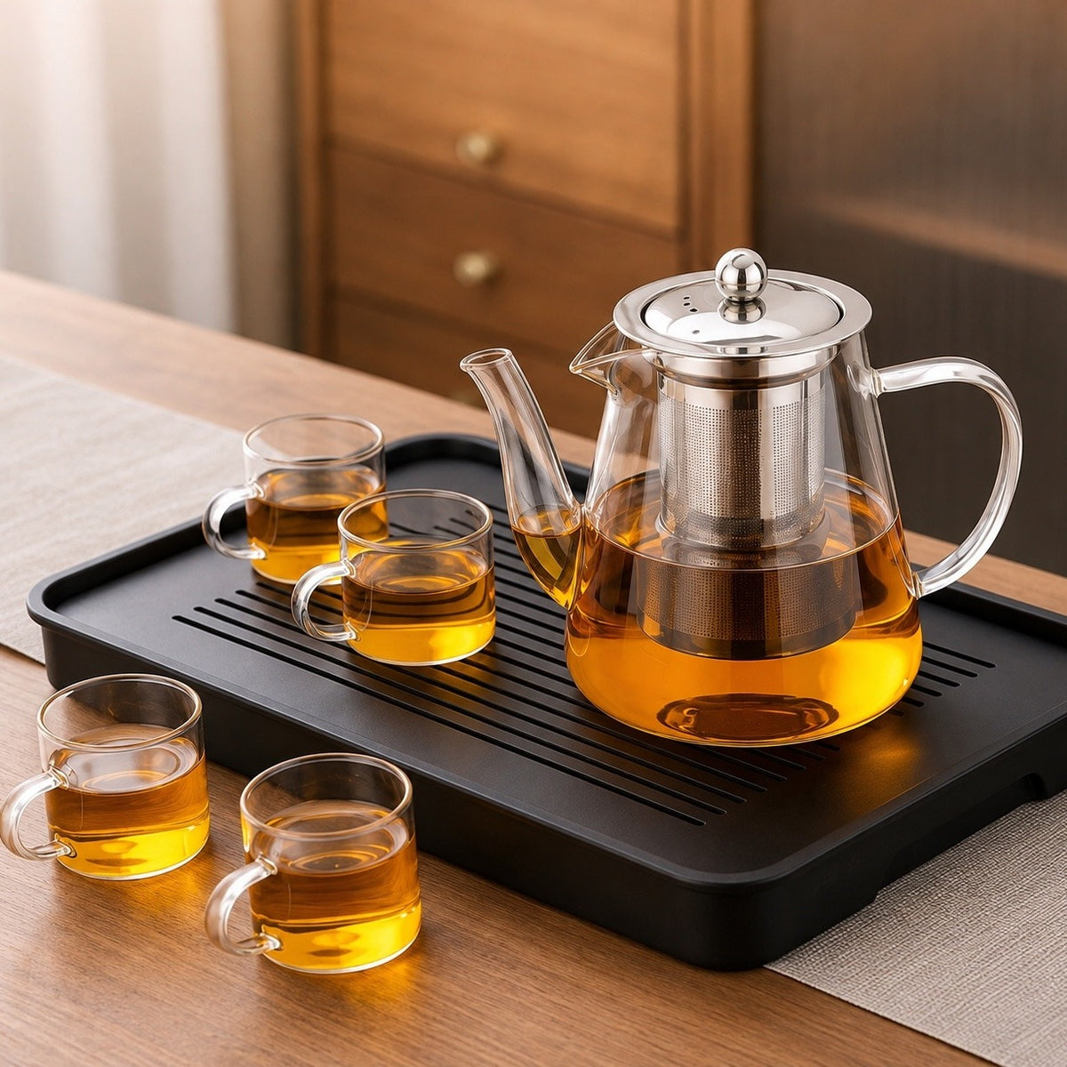 L'Essentielle — Théière en Verre avec Infuseur Inox