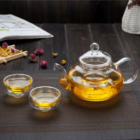 La Théière Signature — Théière en Verre avec Infuseur en Verre