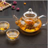 La Théière Signature — Théière en Verre avec Infuseur en Verre